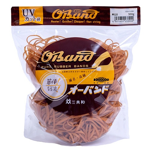 共和　オーバンド　＃６１０　内径１５２ｍｍ　５００ｇ入　透明袋　ＧＳＡ－Ｎ－００６　１袋1