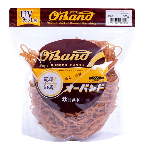 共和　オーバンド　＃６６０　内径１６５ｍｍ　５００ｇ入　透明袋　ＧＳＡ－Ｎ－０１０　１袋1