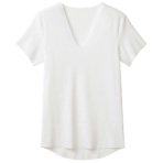 グンゼ　ＹＧ　ＣＵＴ　ＯＦＦ（きりっぱなし）　ＶネックＴシャツ　ホワイト　Ｌ　ＹＮ１５１５－０３－Ｌ　１着