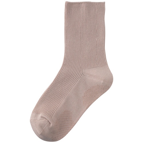 ケアファッション　足首ゆったりスベリ止め付ソックス　婦人用　ベージュ　２２－２４ｃｍ　８０００６４－１１　１足1