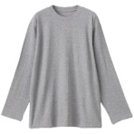 ケアファッション　ストレッチＴシャツ　紳士用　グレー