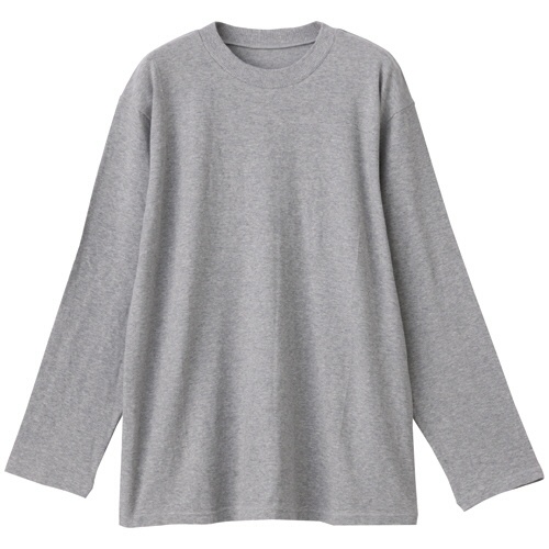 ケアファッション　ストレッチＴシャツ　紳士用　グレー　Ｌサイズ　８２１３３８－０２　１着1