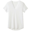 グンゼ　ＹＧ　ＣＵＴ　ＯＦＦ（きりっぱなし）　ＶネックＴシャツ　ホワイト　ＹＮ２５１５