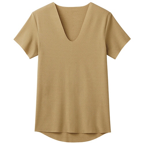 グンゼ　ＹＧ　ＣＵＴ　ＯＦＦ（きりっぱなし）　ＶネックＴシャツ　クリアベージュ　Ｍ　ＹＮ２５１５－ＶＣ－Ｍ　１着1