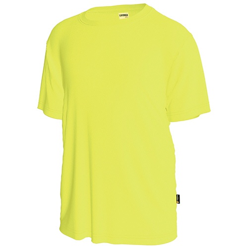 ボンマックス　４．３オンスドライＴシャツ（ポリジン加工）　メッシュ　蛍光イエロー　ＸＳサイズ　ＭＳ１１５４－４０－ＸＳ　１着1