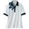 セロリー　ポロシャツ（リボン付）　クレールニット　グレー　Ｓサイズ　Ｓ－３７０７９－Ｓ　１着