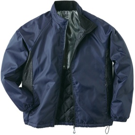 クロダルマ　軽防寒ジャケット　ネイビー　Ｓサイズ　５４３７１－１１－Ｓ　１着