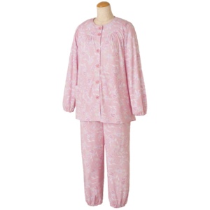 ケアファッション　大きめボタンパジャマ　婦人用　ピンク　Ｓ　９８０００－０４　１着1