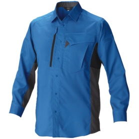 アルトコーポレーション　長袖シャツ　ブルー　Ｓサイズ　ＥＣ１０１－１－Ｓ　１着