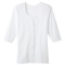 グンゼ　快適工房　７分袖前開き釦付シャツ　婦人　ホワイト　Ｍ　ＫＱ５０３４－Ｗ－Ｍ　１着