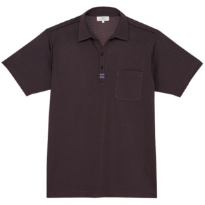 トンボ　ニットシャツ　モイステックスドットニット　ダークブラウン　Ｓサイズ　ＣＲ２１４－３１－Ｓ　１着1