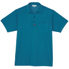 トンボ　ニットシャツ　モイステックスドットニット　インクブルー　Ｌサイズ　ＣＲ２１４－７６－Ｌ　１着
