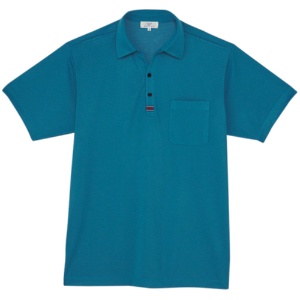 トンボ　ニットシャツ　モイステックスドットニット　インクブルー　Ｌサイズ　ＣＲ２１４－７６－Ｌ　１着1