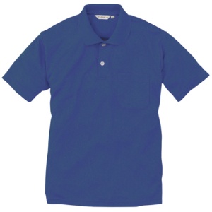 アルトコーポレーション　半袖ポロシャツ（ポケット付）　フォグブルー　ＳＳサイズ　ＣＬ５５５－２１－ＳＳ　１着1