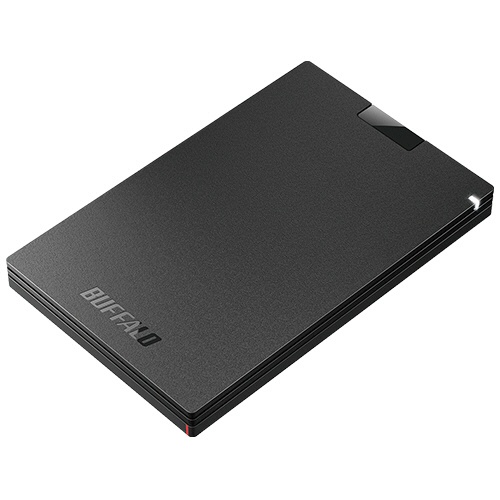 バッファロー　ＵＳＢ３．２（Ｇｅｎ１）　ポータブルＳＳＤ　１．０ＴＢ　ブラック　ＳＳＤ－ＰＧ１．０Ｕ３－ＢＣ　１台1