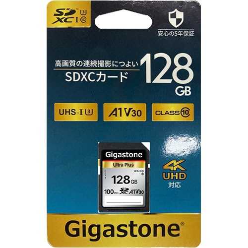 Ｇｉｇａｓｔｏｎｅ　ＳＤＸＣカード　１２８ＧＢ　Ｖ３０　ＵＨＳ－１　Ｕ３　Ａ１　ＧＪＳＸ－１２８ＧＶ３Ａ１　１枚2