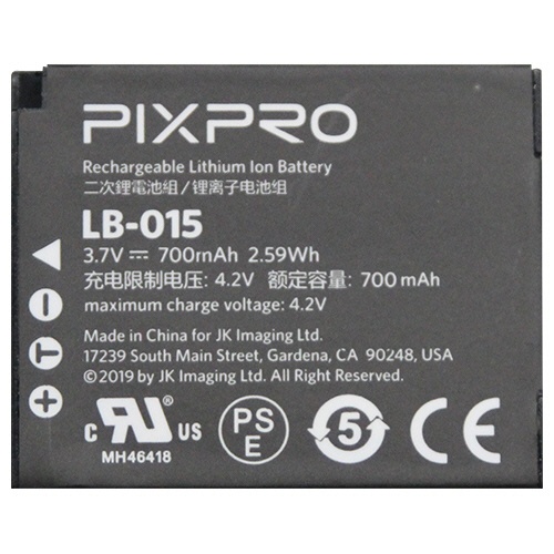 コダック　ＰＩＸＰＲＯ　ＷＰＺ２用バッテリー　ＬＢ０１５　１個1