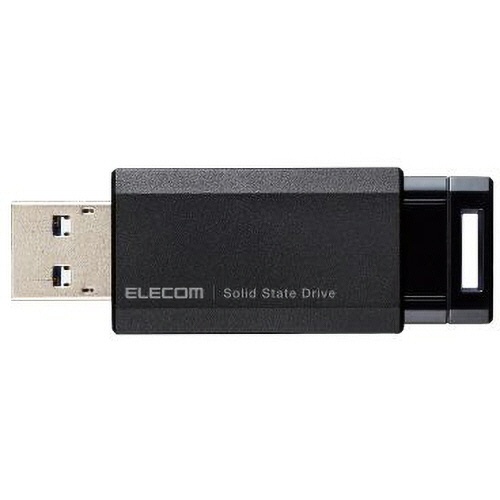 エレコム　外付けポータブルＳＳＤ　５００ＧＢ　ブラック　ＥＳＤ－ＥＰＫ０５００ＧＢＫ　１台2