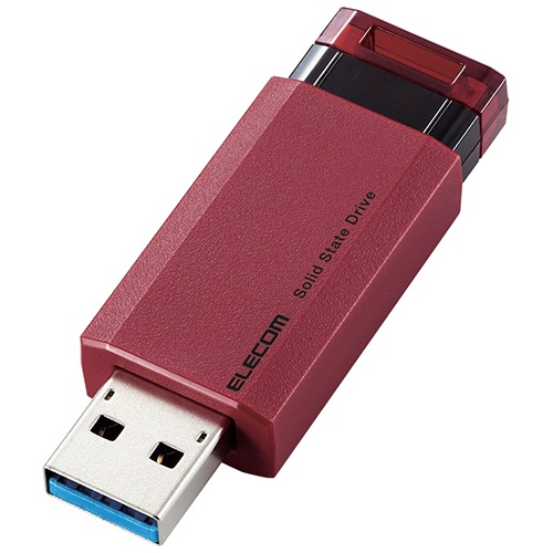 エレコム　外付けポータブルＳＳＤ　２５０ＧＢ　レッド　ＥＳＤ－ＥＰＫ０２５０ＧＲＤ　１台1