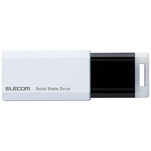 エレコム　外付けポータブルＳＳＤ　５００ＧＢ　ホワイト　ＥＳＤ－ＥＰＫ０５００ＧＷＨ　１台2
