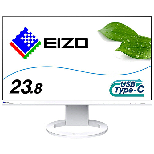 たのめーる】EIZO FlexScan 23.8型 カラー液晶モニター ホワイト 