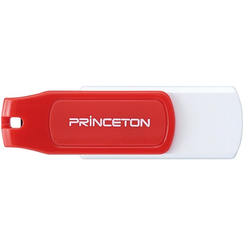 プリンストン　ＵＳＢフラッシュメモリー　ストラップ付き　１６ＧＢ　レッド／ホワイト　ＰＦＵ－Ｔ３ＫＴ／１６ＧＭＧＡ　１個2