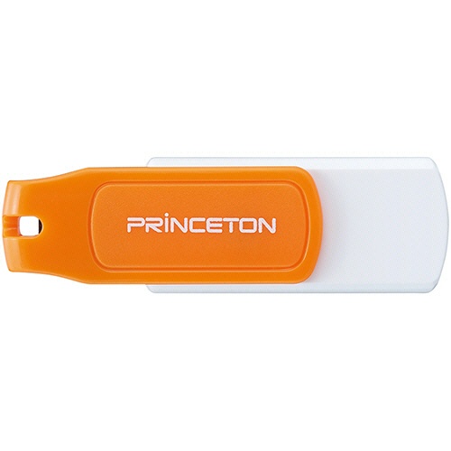 プリンストン　ＵＳＢフラッシュメモリー　ストラップ付き　３２ＧＢ　オレンジ／ホワイト　ＰＦＵ－Ｔ３ＫＴ／３２ＧＲＴＡ　１個2