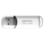 ＡＤＡＴＡ　Ｃ９０６　小型ＵＳＢフラッシュドライブ　１６ＧＢ　ホワイト　ＡＣ９０６－１６Ｇ－ＲＷＨ　１個