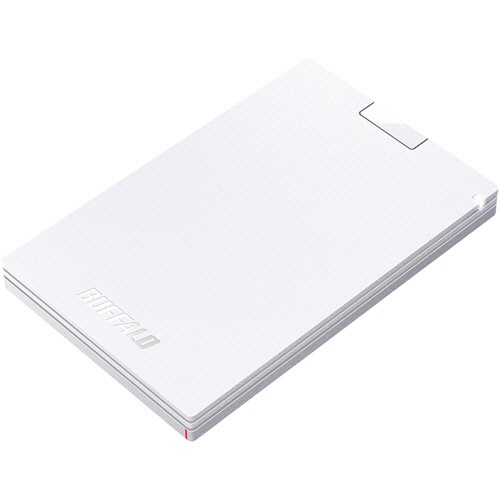 バッファロー　ＵＳＢ３．２（Ｇｅｎ１）　ポータブルＳＳＤ　２．０ＴＢ　ホワイト　ＳＳＤ－ＰＧ２．０Ｕ３－ＷＣ　１台1
