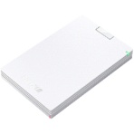 バッファロー MiniStation USB3.2(Gen1)対応ポータブルHDD Type-Cケーブル付 1TB ホワイト HD-PGAC1U3-WA 1台