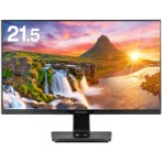 グリーンハウス　２１．５型ワイド広視野角ＬＥＤ液晶ディスプレイ　ブラック　ＧＨ－ＬＣＷ２２Ｌ－ＢＫ　１台