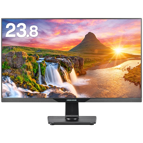 グリーンハウス　２３．８型ワイド広視野角ＬＥＤ液晶ディスプレイ　ブラック　ＧＨ－ＬＣＷ２４Ｌ－ＢＫ　１台1