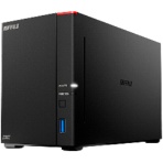バッファロー　ＬｉｎｋＳｔａｔｉｏｎ　ＳＯＨＯ向け　２．５ＧｂＥ搭載　ＮＡＳ　２ドライブ　ＬＳ７２０ＤＮ０２Ｂ
