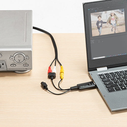サンワダイレクト　ＵＳＢビデオキャプチャー　ビデオテープ対応　Ｗｉｎ／Ｍａｃ対応　４００－ＭＥＤＩ０３９　１個7
