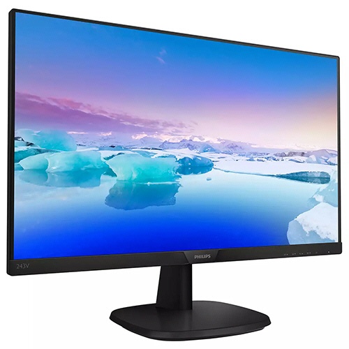 フィリップス　２３．８型ワイド液晶ディスプレイ　スピーカー付　ブラック　ＩＰＳパネル　５年保証　２４３Ｖ７ＱＪＡＢ／１１　１台2