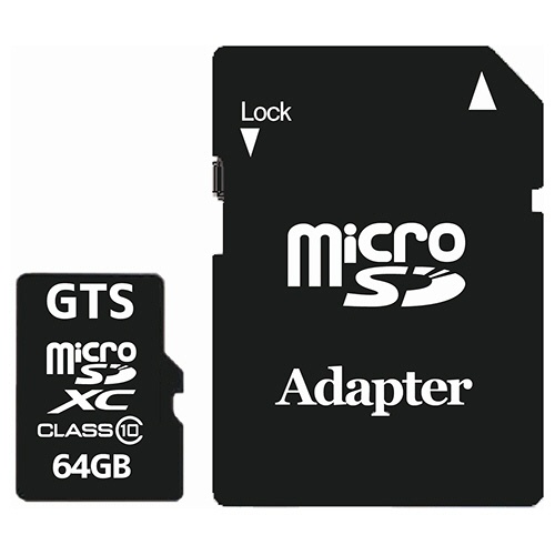 ＧＴＳ　ｍｉｃｒｏＳＤＸＣカード　６４ＧＢ　４０ＭＢ／ｓ　Ｃｌａｓｓ１０　ＵＨＳ－Ｉ　防水　ＧＳＭＳ０６４ＰＡＤ　１枚1