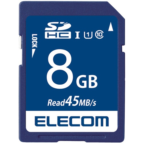 エレコム　データ復旧ＳＤＨＣカード（ＵＨＳ－Ｉ　Ｕ１）　８ＧＢ　ＭＦ－ＦＳ００８ＧＵ１１Ｒ　１枚1