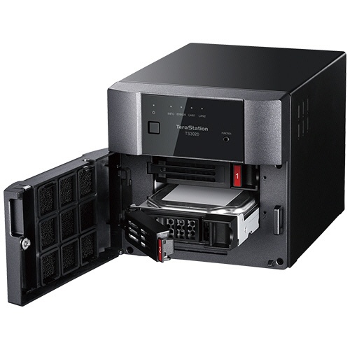 バッファロー　ＴｅｒａＳｔａｔｉｏｎ　ＮＡＳ専用ＨＤＤ搭載　法人向けＮＡＳ　デスクトップモデル　２ドライブ　８ＴＢ　ＴＳ３２２０ＤＮ０８０２　１台3