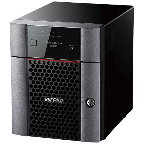 バッファロー　ＴｅｒａＳｔａｔｉｏｎ　ＮＡＳ専用ＨＤＤ搭載　法人向けＮＡＳ　デスクトップモデル　４ドライブ　１６ＴＢ　ＴＳ３４２０ＤＮ１６０４　１台1