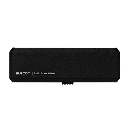 エレコム 外付けポータブルSSD500GB ブラック ESD-EWA0500GBK 1台