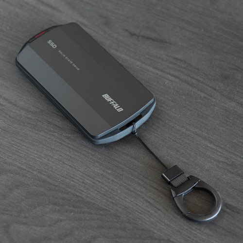 バッファロー　ＭｉｎｉＳｔａｔｉｏｎ　ＵＳＢ３．２（Ｇｅｎ２）　ポータブルＳＳＤ　ＴｙｐｅＡ＆Ｃ　５００ＧＢ　ブラック　ＳＳＤ－ＰＨＰ５００Ｕ３－ＢＡ　１台3