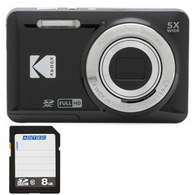 コンパクトデジタルカメラ　ＰＩＸＰＲＯ　ブラック　ＦＺ５５ＢＫ２Ａ　＋　８ＧＢ　ＳＤＨＣメモリカード　１セット