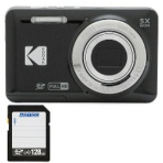 コンパクトデジタルカメラ　ＰＩＸＰＲＯ　ブラック　ＦＺ５５ＢＫ２Ａ　＋　１２８ＧＢ　ＳＤＸＣメモリカード　１セット