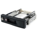 ＳｔａｒＴｅｃｈ．ｃｏｍ　１ドライブトレイレス３．５型ＳＡＴＡ可動式ラック　ＨＳＢ１００ＳＡＴＢＫ　１個
