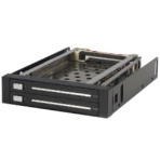 StarTech.com 2ドライブトレイレス2.5型SATA可動式ラック HSB220SAT25B 1個