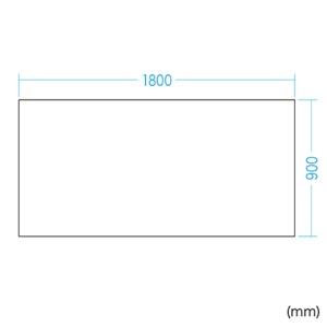 サンワサプライ　プロジェクタースクリーン（マグネット式）　１８００×９００サイズ　ＰＲＳ－ＷＢ９０１８Ｋ　１個7