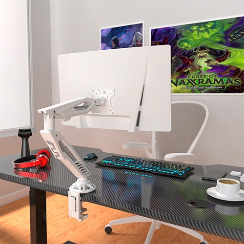 アーキス　メカニカルスプリング式　液晶モニターアーム　シングル　１７－３２型対応　ホワイト　ＡＳ－ＭＡＧＡ０１　１台5