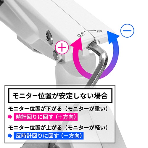 アーキス　メカニカルスプリング式　液晶モニターアーム　シングル　１７－３２型対応　ホワイト　ＡＳ－ＭＡＧＡ０１　１台7