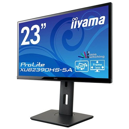 ｉｉｙａｍａ　ＰｒｏＬｉｔｅ　２３型ワイド液晶ディスプレイ　ブラック　ＸＵＢ２３９０ＨＳ－Ｂ５Ａ　１台2