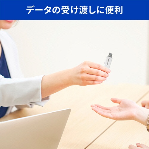 アイオーデータ　ＵＳＢ　３．１　Ｇｅｎ　１（ＵＳＢ　３．０）／ＵＳＢ　２．０対応　スタンダードＵＳＢメモリー　３２ＧＢ　ホワイト　Ｕ３－ＳＴＤ３２ＧＲ／Ｗ　１個3